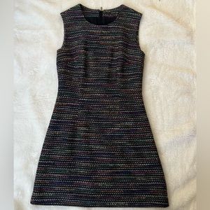 Tweed multi-colored dress